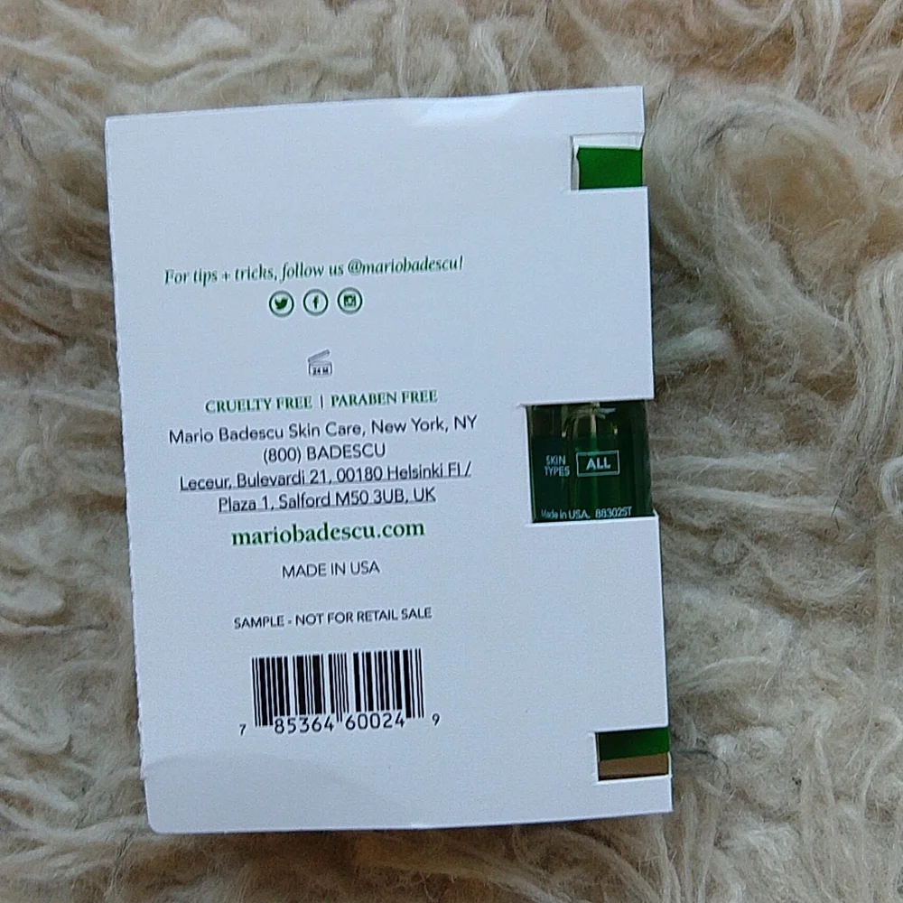 Skincare Trio Sample Lot New Unopened Sunday Riley Mario Badescu La Roche-Posay